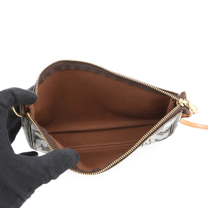 LOUIS VUITTON Pochette Accessoires White/BrownM92192 Monogram・Graffiti