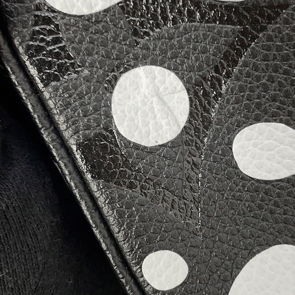 LOUIS VUITTON LV x YK Multi・Pochette Accessoires NoirM46410 Monogram Empreinte Leather Infinity Dot