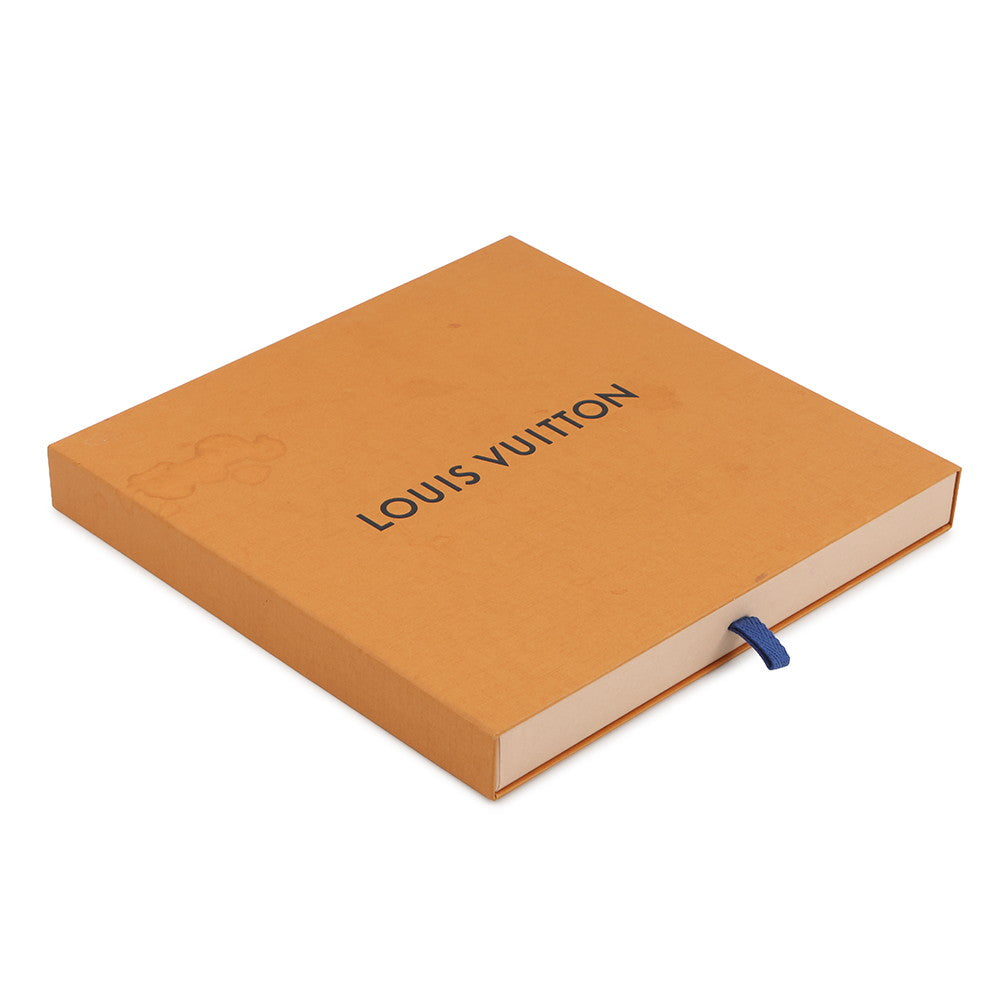 LOUIS VUITTON Carre・Catogram Size 90 Brown/OrangeMP2266 Silk100%