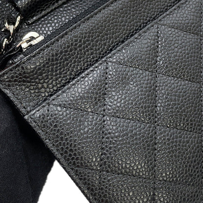 CHANEL Matelasse Chain wallet BlackAP0250 Caviar Leather