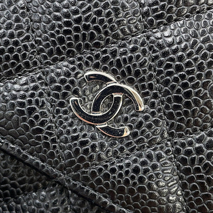 CHANEL Matelasse Chain wallet BlackAP0250 Caviar Leather