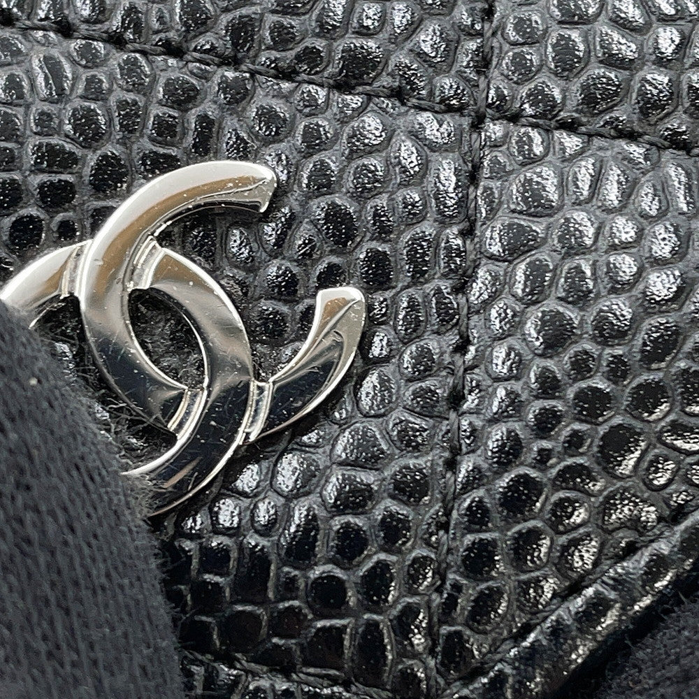 CHANEL Matelasse Chain wallet BlackAP0250 Caviar Leather