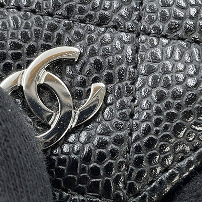 CHANEL Matelasse Chain wallet BlackAP0250 Caviar Leather