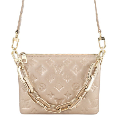 LOUIS VUITTON Coussin GoldM22396 Lambskin Size BB