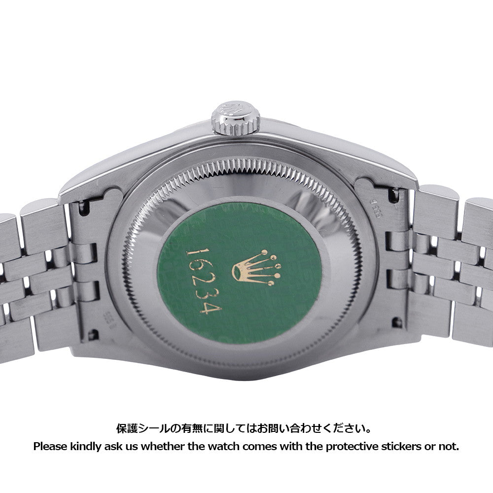 ROLEX Datejust W36mm Stainless Steel K18WG White Dial16234
