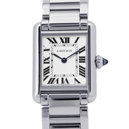CARTIER tank mast SM H29.5mm×W22mm Stainless Steel Silver DialWSTA0051