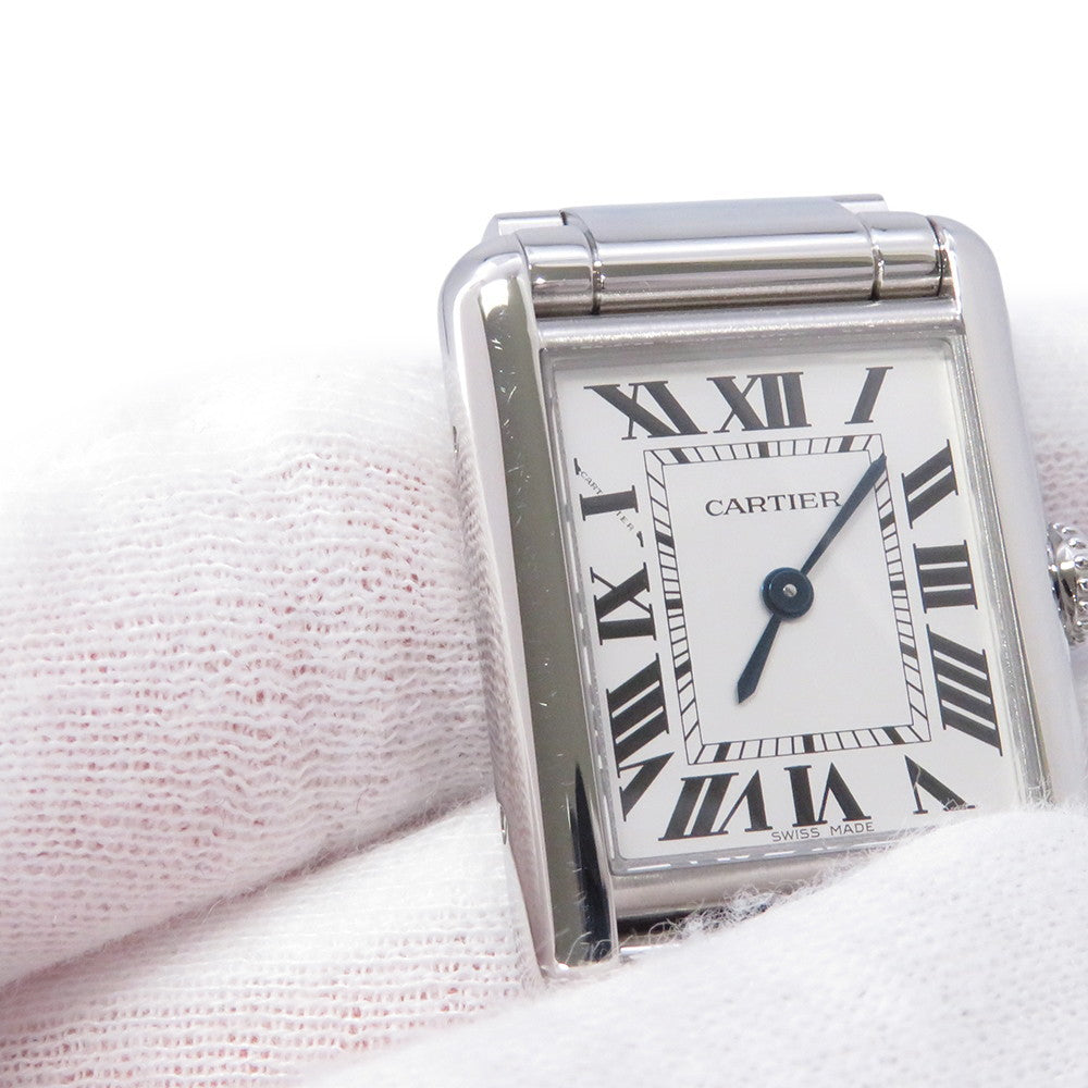 CARTIER tank mast SM H29.5mm×W22mm Stainless Steel Silver DialWSTA0051