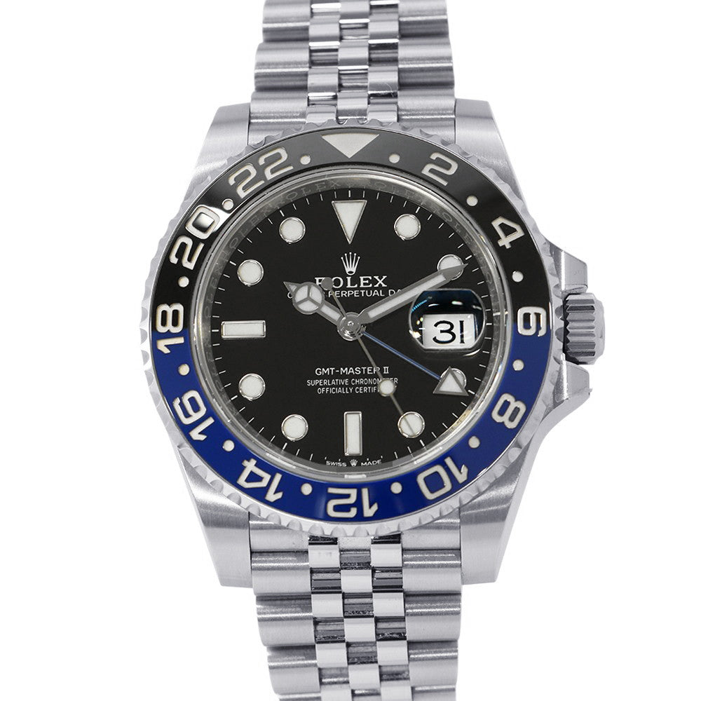ROLEX GMT MasterII W40mm Stainless Steel Black Dial126710BLNR