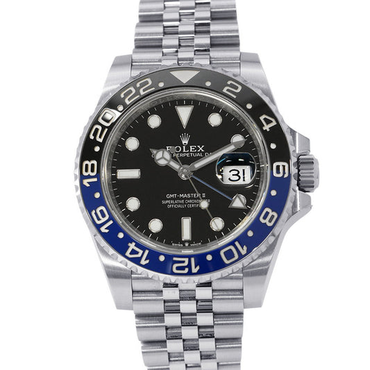 ROLEX GMT MasterII W40mm Stainless Steel Black Dial126710BLNR