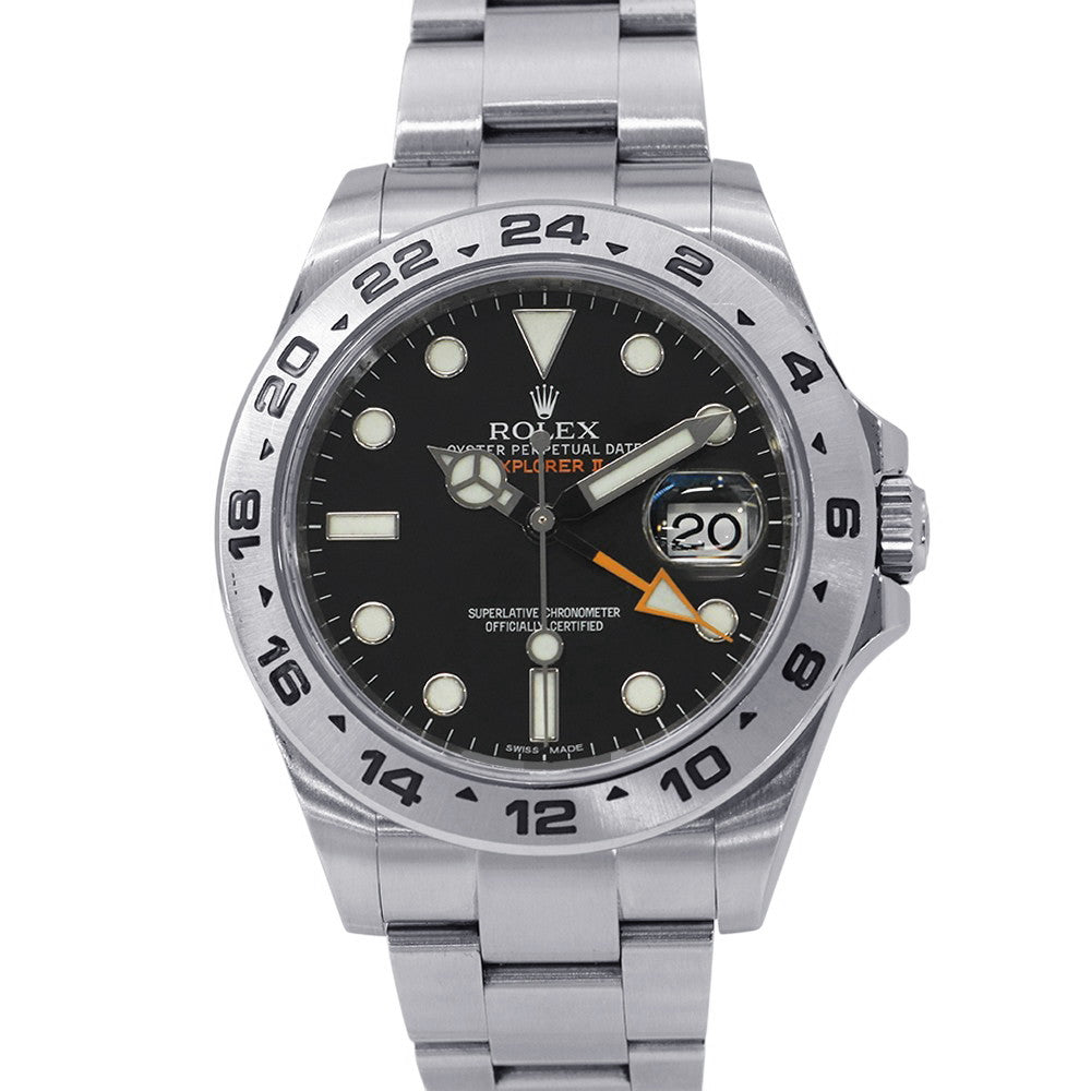 ROLEX Explorer II W42mm Stainless Steel Black Dial216570
