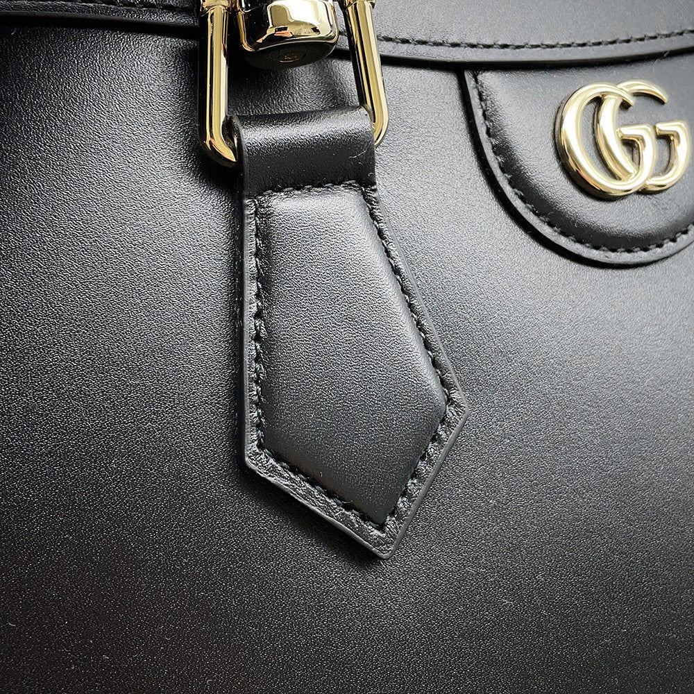 GUCCI Diana Tote Bag Black832982 Leather Size Medium