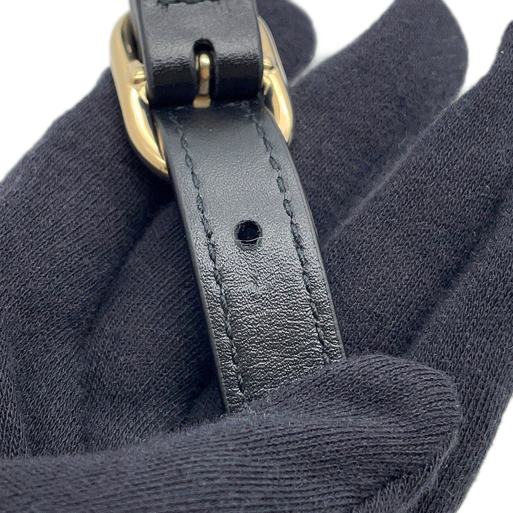 GUCCI Diana Tote Bag Black832982 Leather Size Medium
