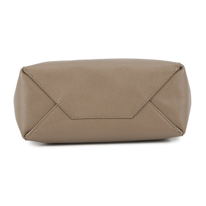 CELINE Vertical Cavas Taupe Grey189813XBA Calf Leather Size Small