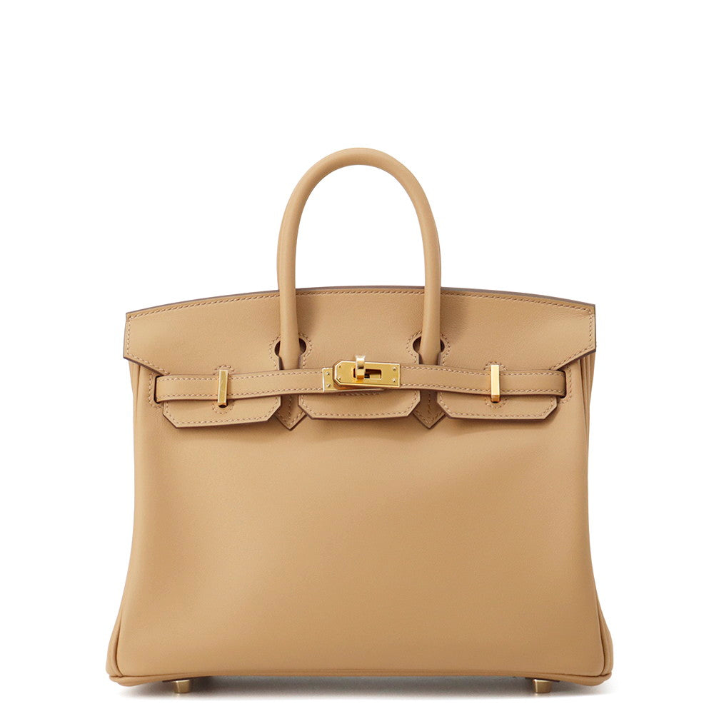 HERMES Birkin Biscuit Swift Leather Size 25