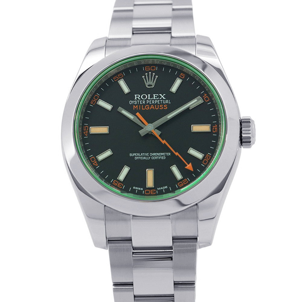 ROLEX Milgauss W40mm Stainless Steel Black Dial116400GV