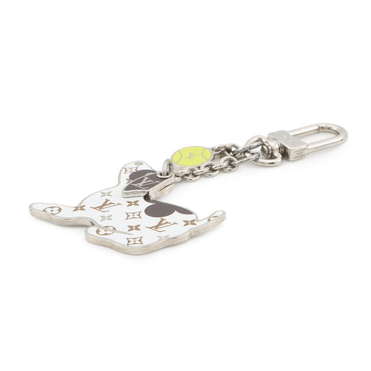 LOUIS VUITTON Monogram Bijoux Sac・LV Dog White/BrownM00747 Metal