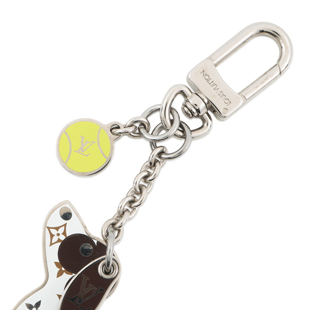 LOUIS VUITTON Monogram Bijoux Sac・LV Dog White/BrownM00747 Metal