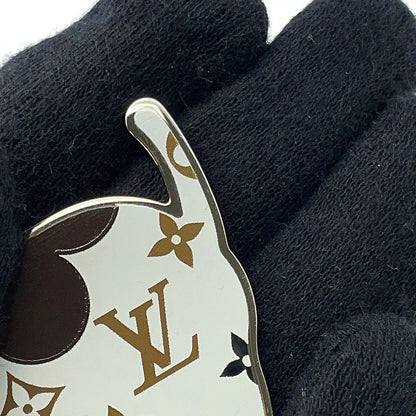 LOUIS VUITTON Monogram Bijoux Sac・LV Dog White/BrownM00747 Metal
