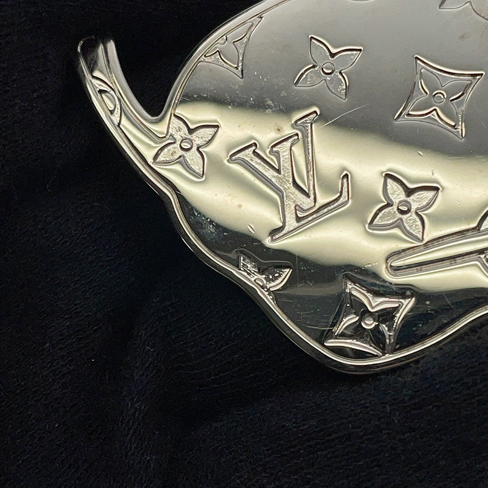 LOUIS VUITTON Monogram Bijoux Sac・LV Dog White/BrownM00747 Metal