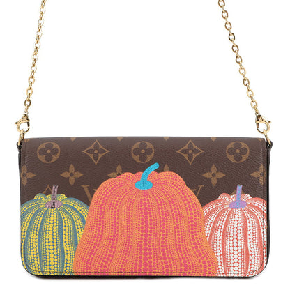 LOUIS VUITTON LV × YK Felicie Pochette Brown/MulticolorM82108 Monogram・Pumpkin