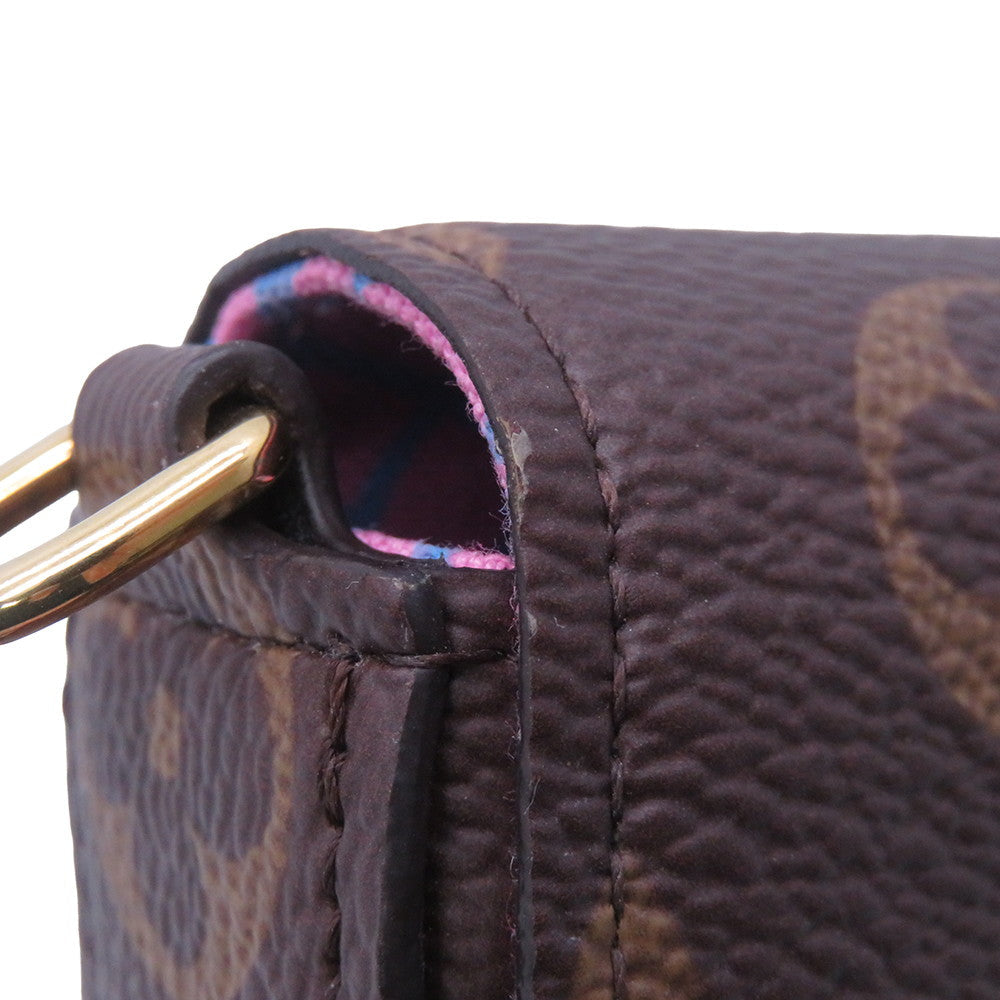 LOUIS VUITTON LV × YK Felicie Pochette Brown/MulticolorM82108 Monogram・Pumpkin