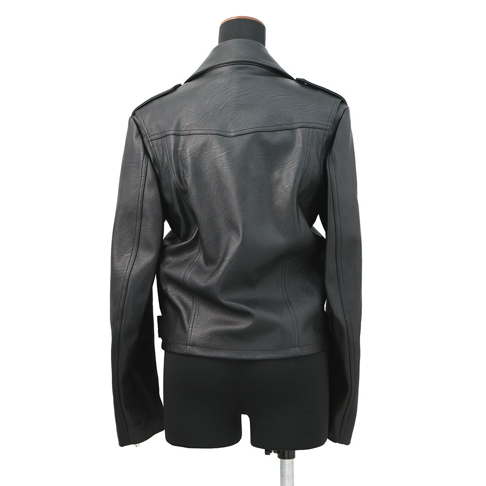 Stella McCartney Riders Jacket Size 36 Black680075 Polyester62% Rayon38%