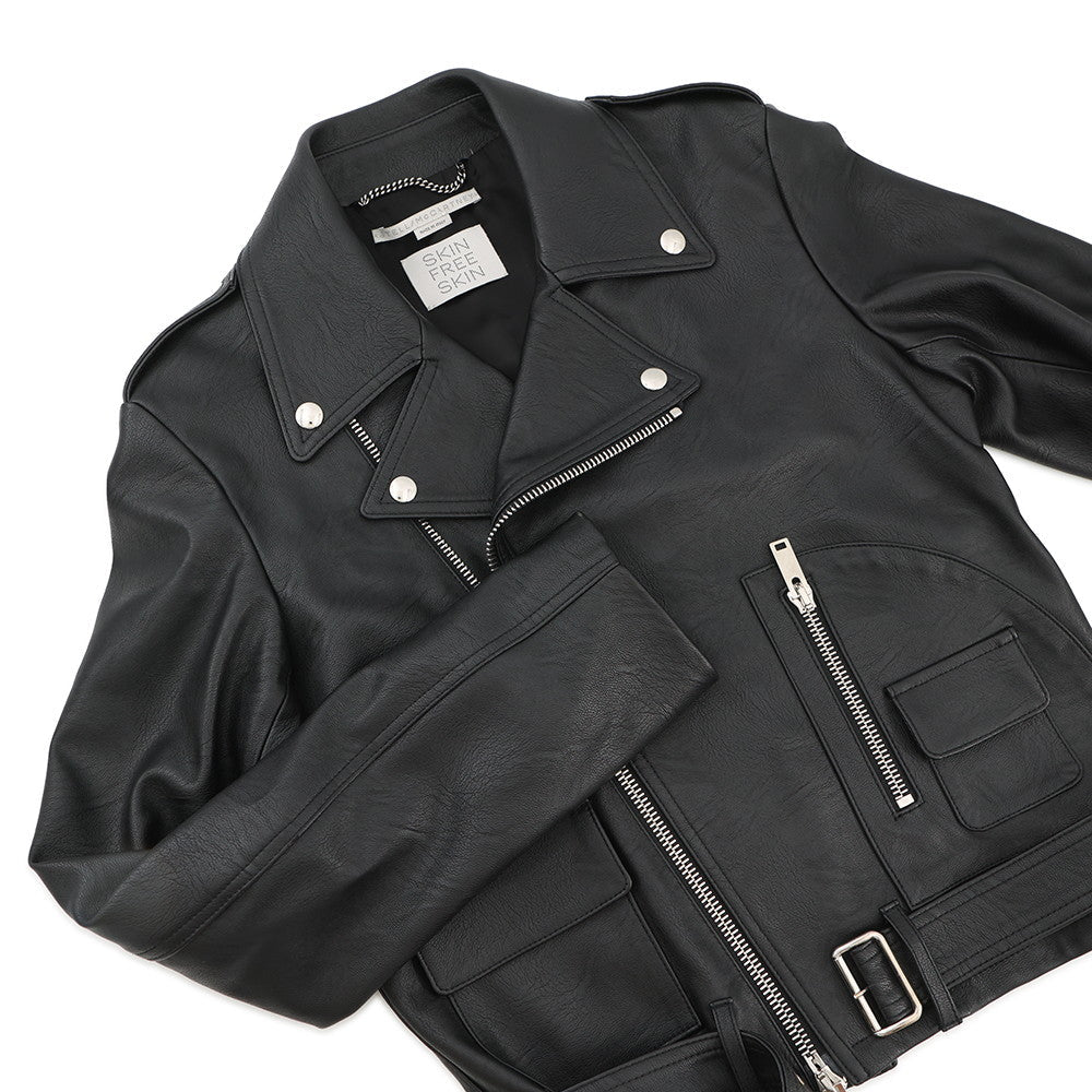 Stella McCartney Riders Jacket Size 36 Black680075 Polyester62% Rayon38%