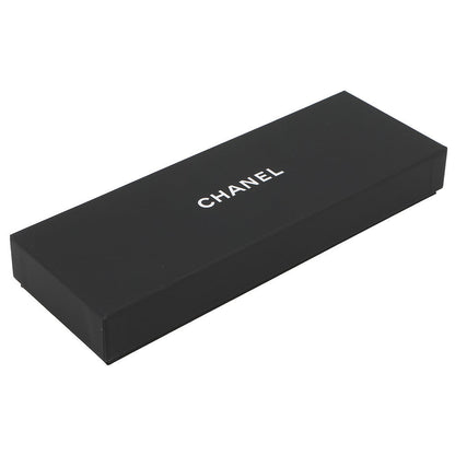 CHANEL Barrette CC Logo BlackAAA265 Cotton Metal
