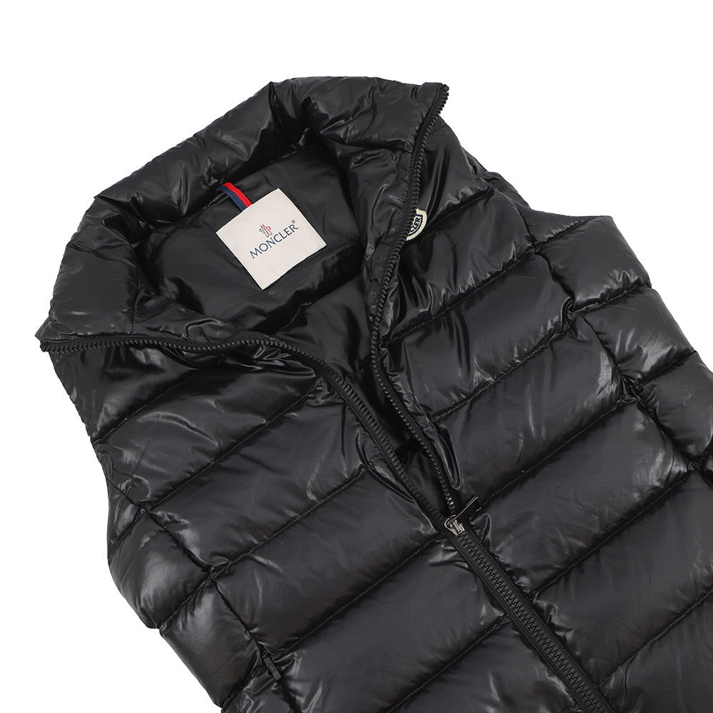 MONCLER GHANY Ganni down vest Size 2 BlackJ20931A52500 68950 Nylon100%