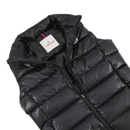 MONCLER GHANY Ganni down vest Size 2 BlackJ20931A52500 68950 Nylon100%