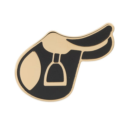 HERMES ScarfRing A Cheval Black Metal