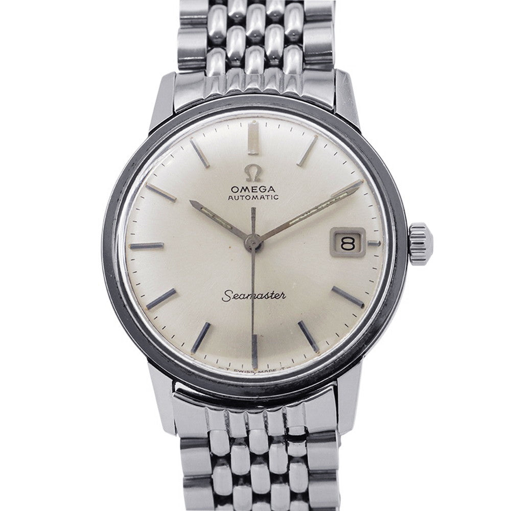 OMEGA Seamaster date W34mm Stainless Steel Silver Dial166.037