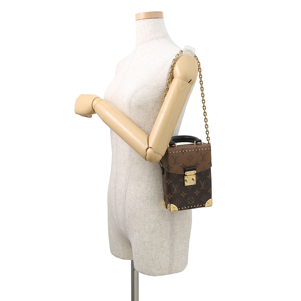 LOUIS VUITTON Camera box NoirM82465 Monogram Monogram Reverse Canvas
