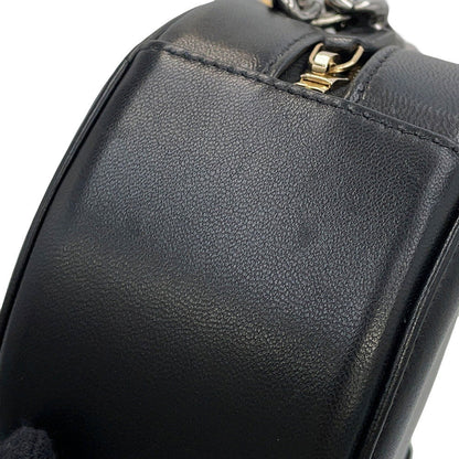 CHANEL Round ChainShoulder Bag BlackAP0945 Lambskin