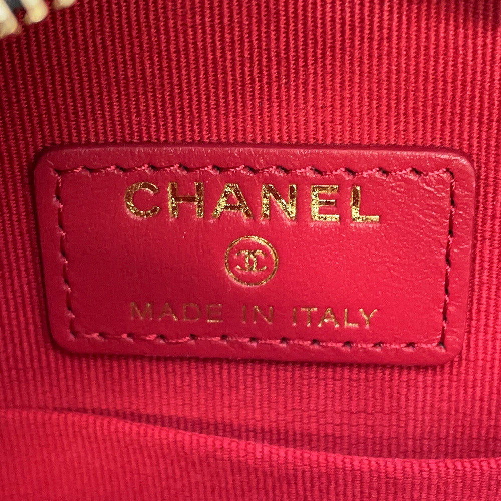 CHANEL Round ChainShoulder Bag BlackAP0945 Lambskin