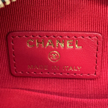 CHANEL Round ChainShoulder Bag BlackAP0945 Lambskin