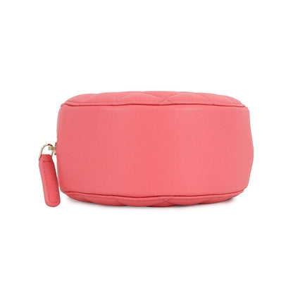 CHANEL Round Cocoball ChainShoulder Bag Pink Lambskin
