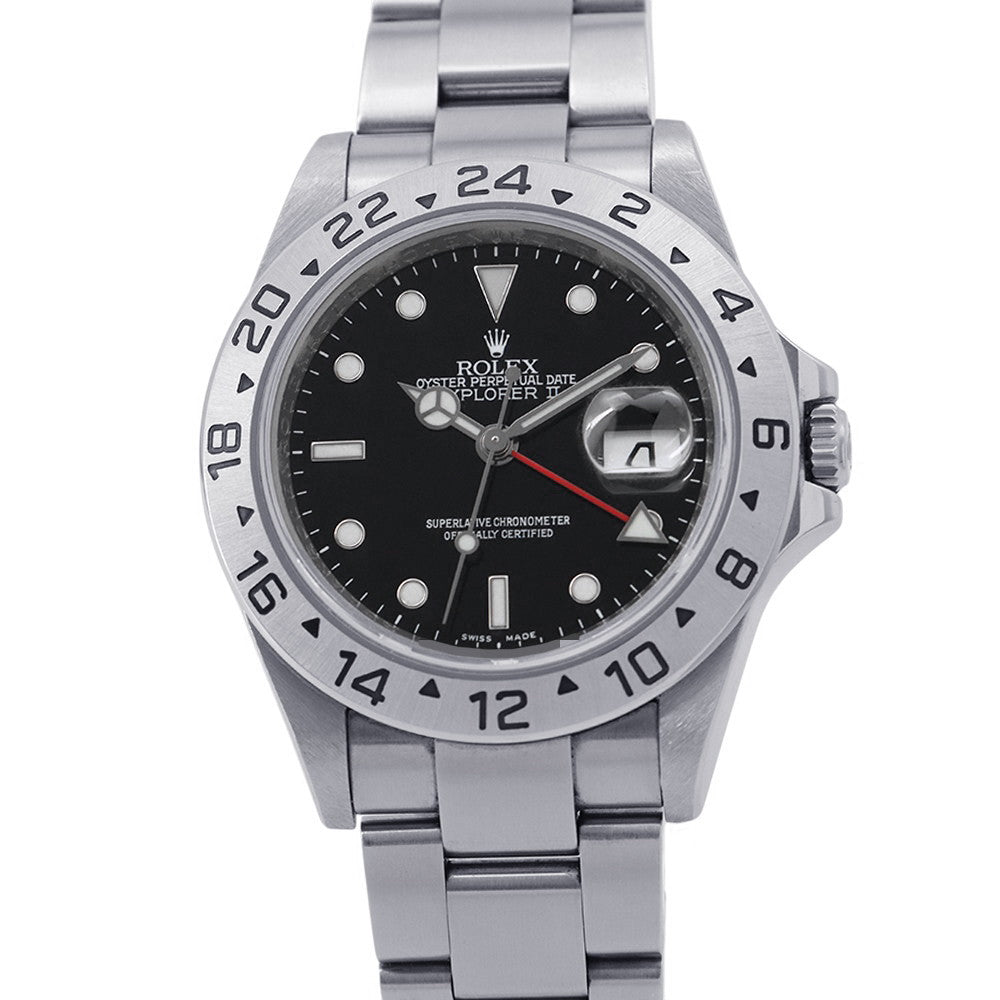 ROLEX ExplorerⅡ W40mm Stainless Steel Black Dial16570