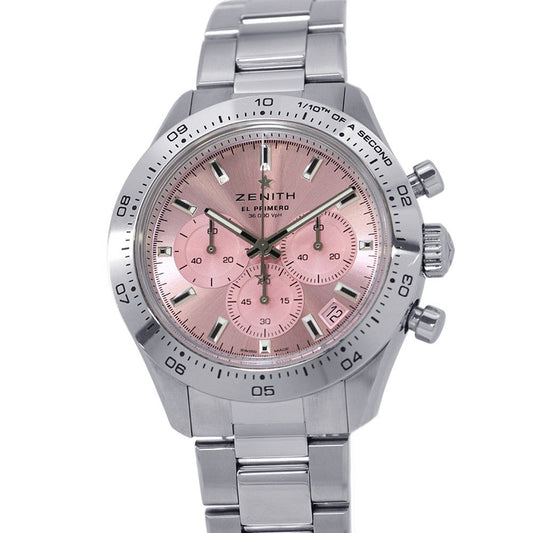 ZENITH Chronomaster Sports Limited Edition of 500 pieces W41mm Stainless Steel Pink Dial03.3109.3600/18.M3100