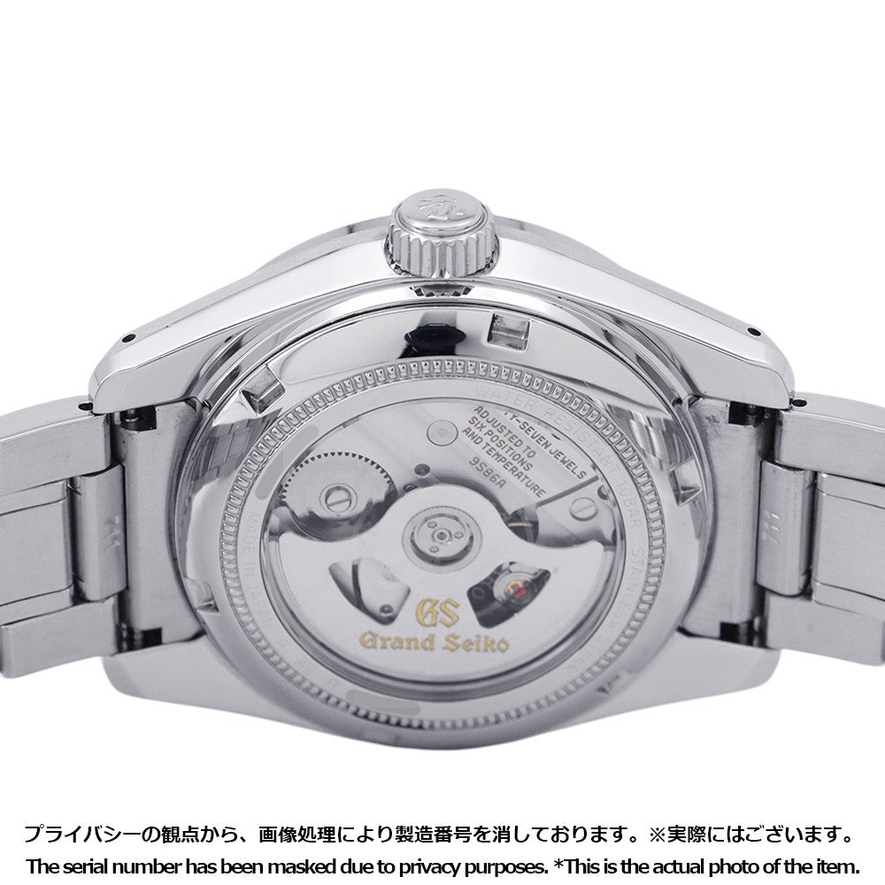 SEIKO Grand SEIKO Mechanical Hi-Beat GMT W40mm Stainless Steel Silver DialSBGJ201