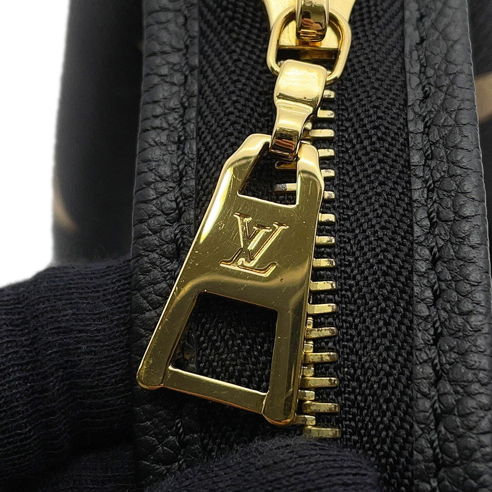 LOUIS VUITTON Petit Palais Noir/BeigeM58913 Bicolor Monogram Empreinte Leather Size PM