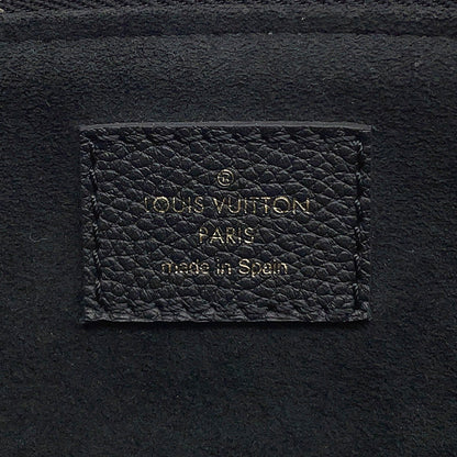 LOUIS VUITTON Petit Palais Noir/BeigeM58913 Bicolor Monogram Empreinte Leather Size PM