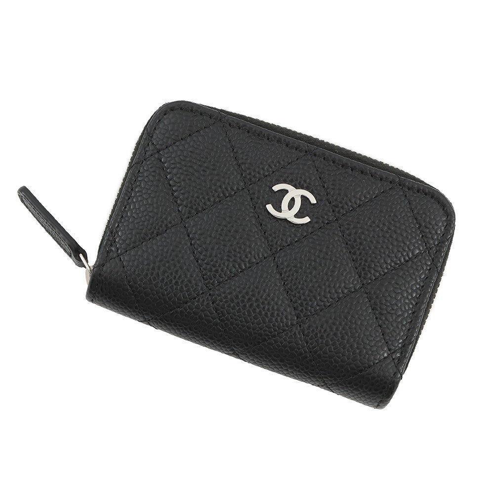 CHANEL Coin purse Matelasse CC Logo BlackAP0216 Caviar Leather