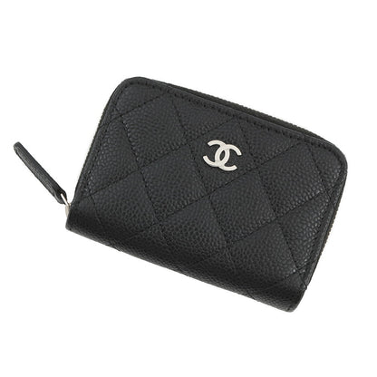 CHANEL Coin purse Matelasse CC Logo BlackAP0216 Caviar Leather