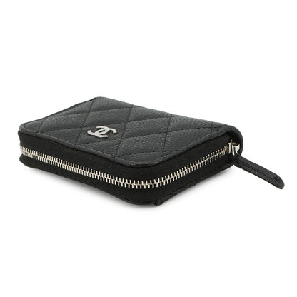CHANEL Coin purse Matelasse CC Logo BlackAP0216 Caviar Leather