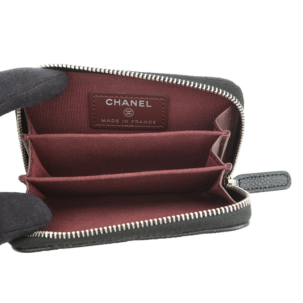 CHANEL Coin purse Matelasse CC Logo BlackAP0216 Caviar Leather