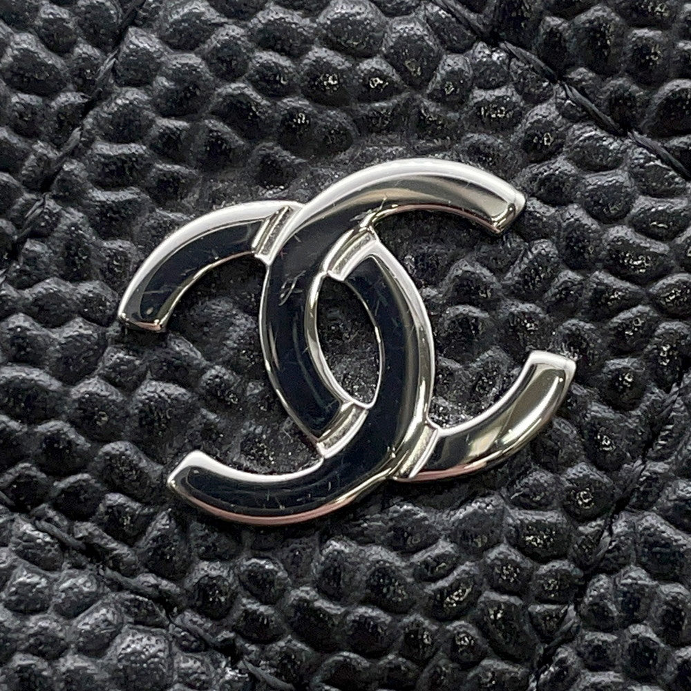 CHANEL Coin purse Matelasse CC Logo BlackAP0216 Caviar Leather