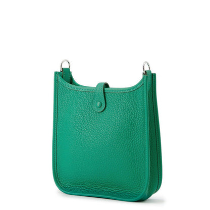 HERMES Evelyne Amazon Long Vert Vertigo Taurillon Clemence Size TPM