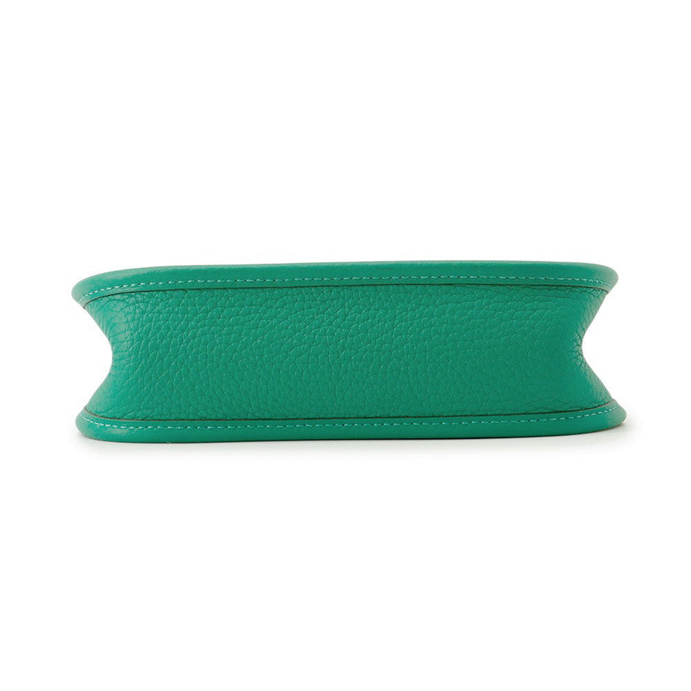 HERMES Evelyne Amazon Long Vert Vertigo Taurillon Clemence Size TPM