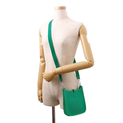 HERMES Evelyne Amazon Long Vert Vertigo Taurillon Clemence Size TPM